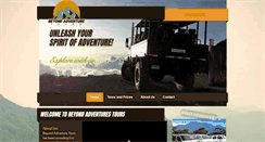 Desktop Screenshot of beyondadventuretours.com